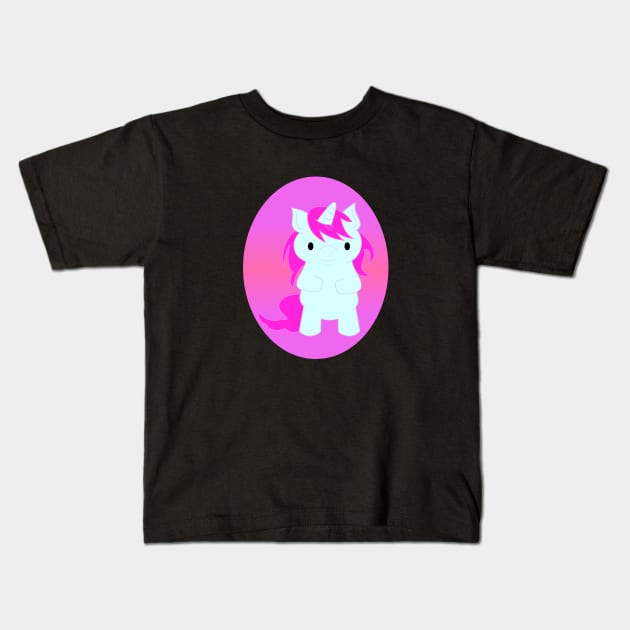 Pinkie the Unicorn Kids T-Shirt by The Lemon Stationery & Gift Co